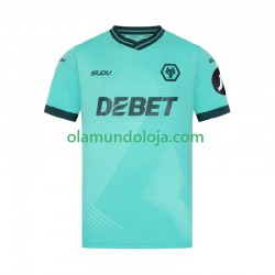 Camisola Wolverhampton Wanderers Homem Equipamento Segundo 2024-2025 Manga Curta